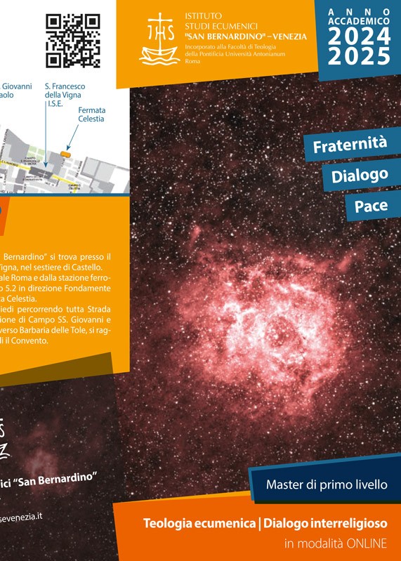 Master universitario di primo livello in teologia ecumenica e in dialogo interreligioso