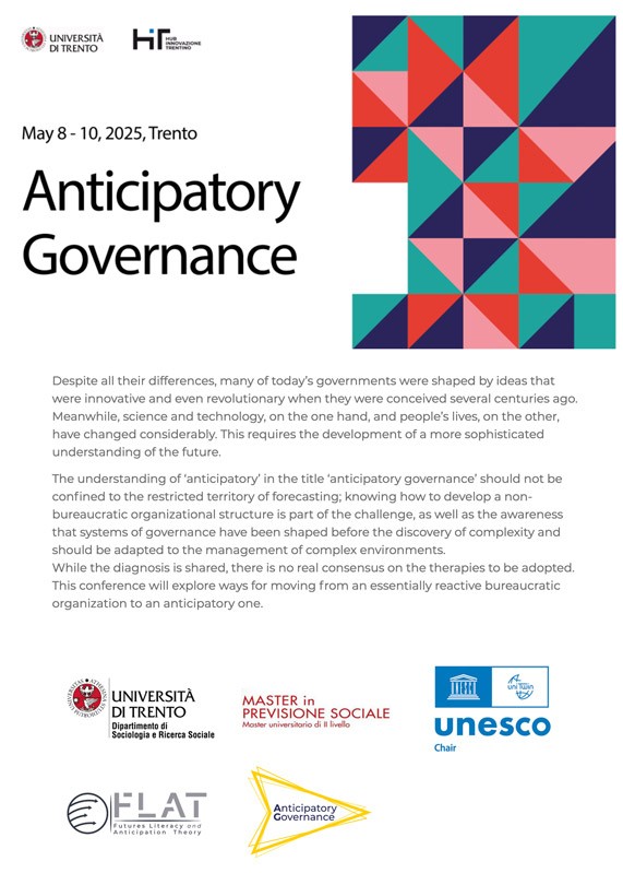 Anticipatory Governance 2025 - Università di Trento