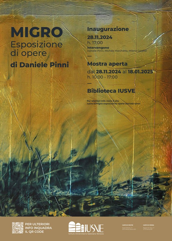 19 MIGRO Esposizione di opere di Daniele Pinni - Biblioteca IUSVE