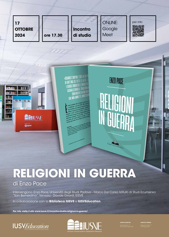 17 RELIGIONI IN GUERRA - di Enzo Pace - Biblioteca IUSVE